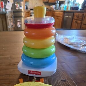 Fisher-Price Rainbow Stacking Rings Toy